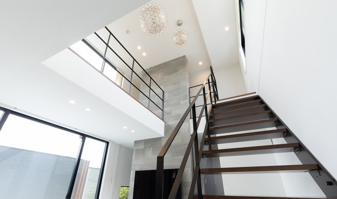 吹き抜けの大空間