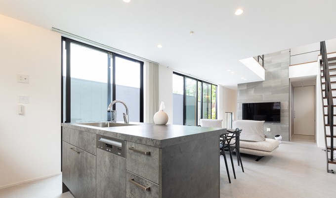 吹き抜けの大空間