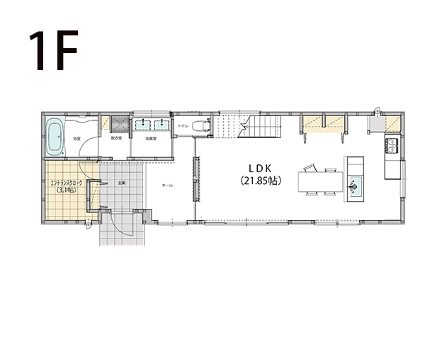 1F間取り図