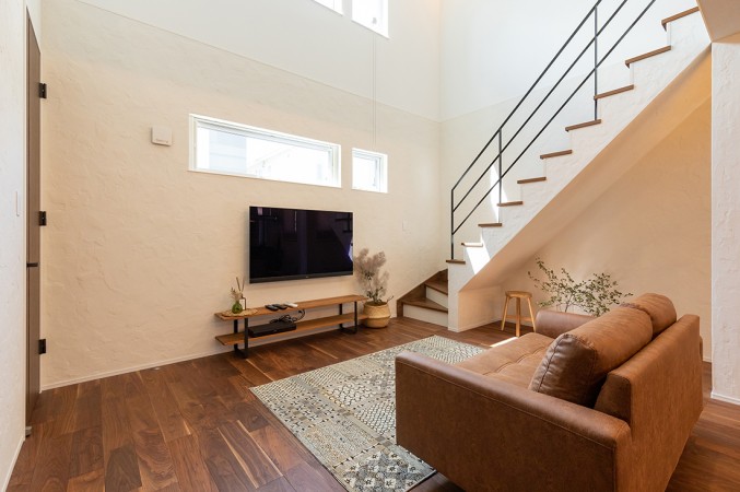 無垢材をふんだんに使用した住空間