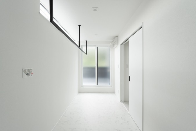 考えられた洗濯動線