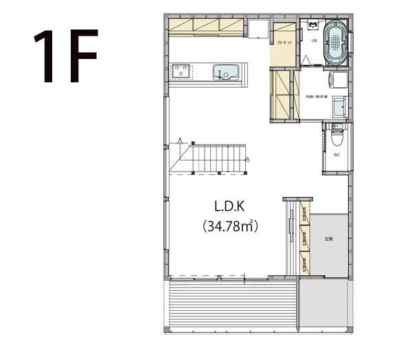 1F間取り図