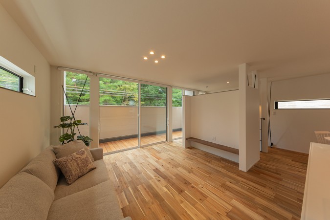 2階リビングの開放感