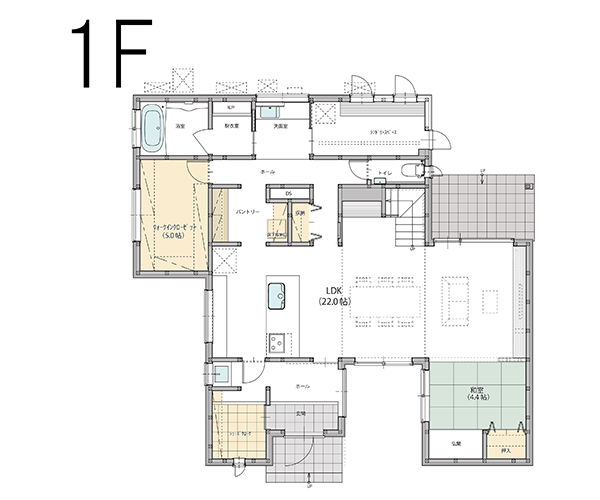 1F間取り図