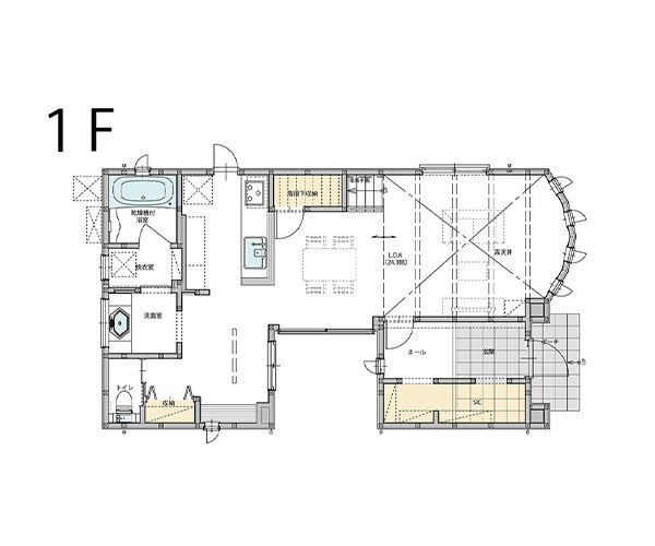 1F間取り図