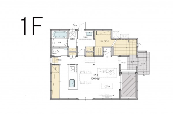 1F間取り図