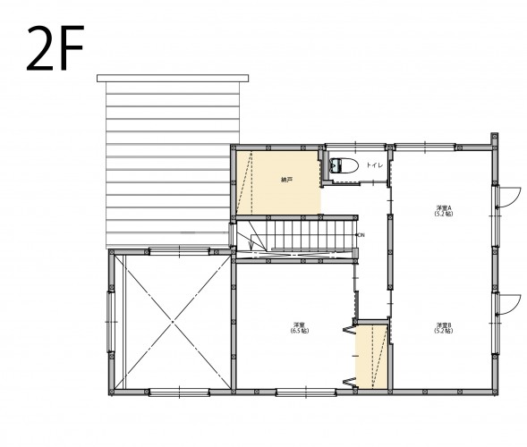 2F間取り図