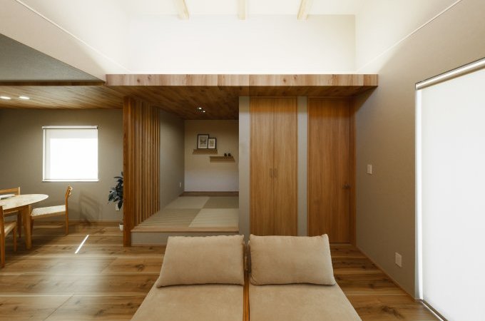 平屋で困りがちな収納も完備