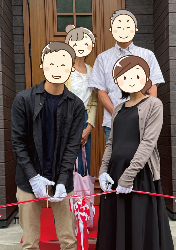 相談しやすく、家づくりの不安も安心に変えてくれる存在でした