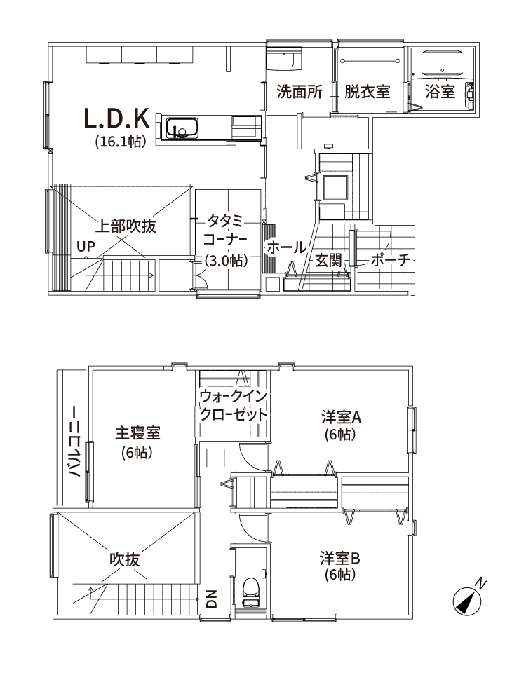 完成見学会間取り図