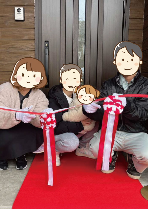 納得いくまで付き合っていただき、たくさんの要望も入れてもらいました