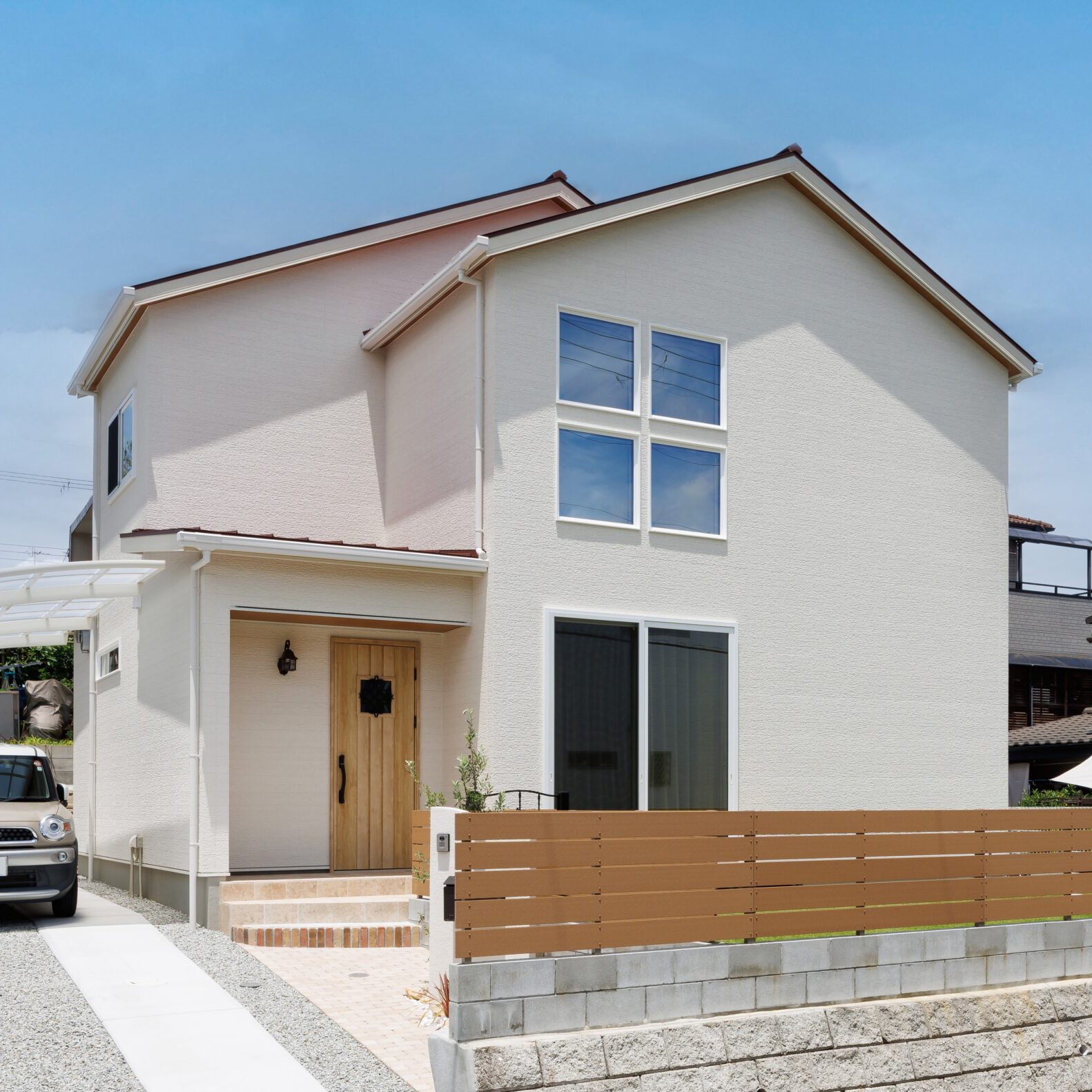 大空間吹抜け×フルフラットキッチンで開放感溢れるお家