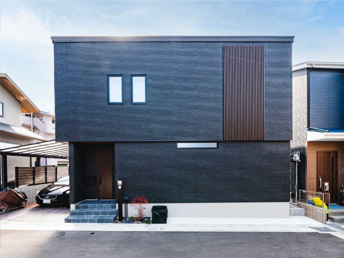 (dummy)ご夫婦それぞれの趣味が楽しめるダークトーンで統一された大人かっこいいシンプルモダンの家