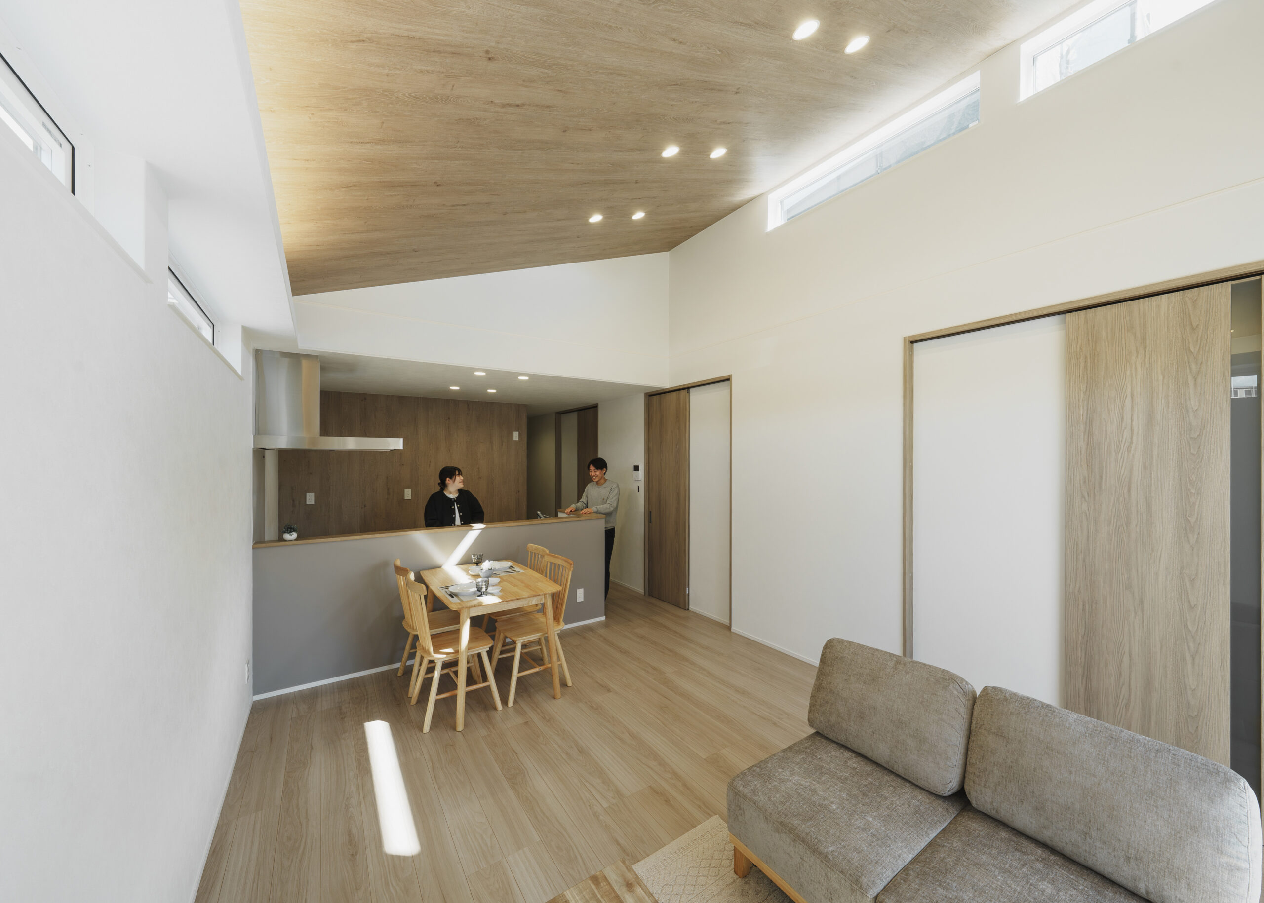 家族がつながる動線設計