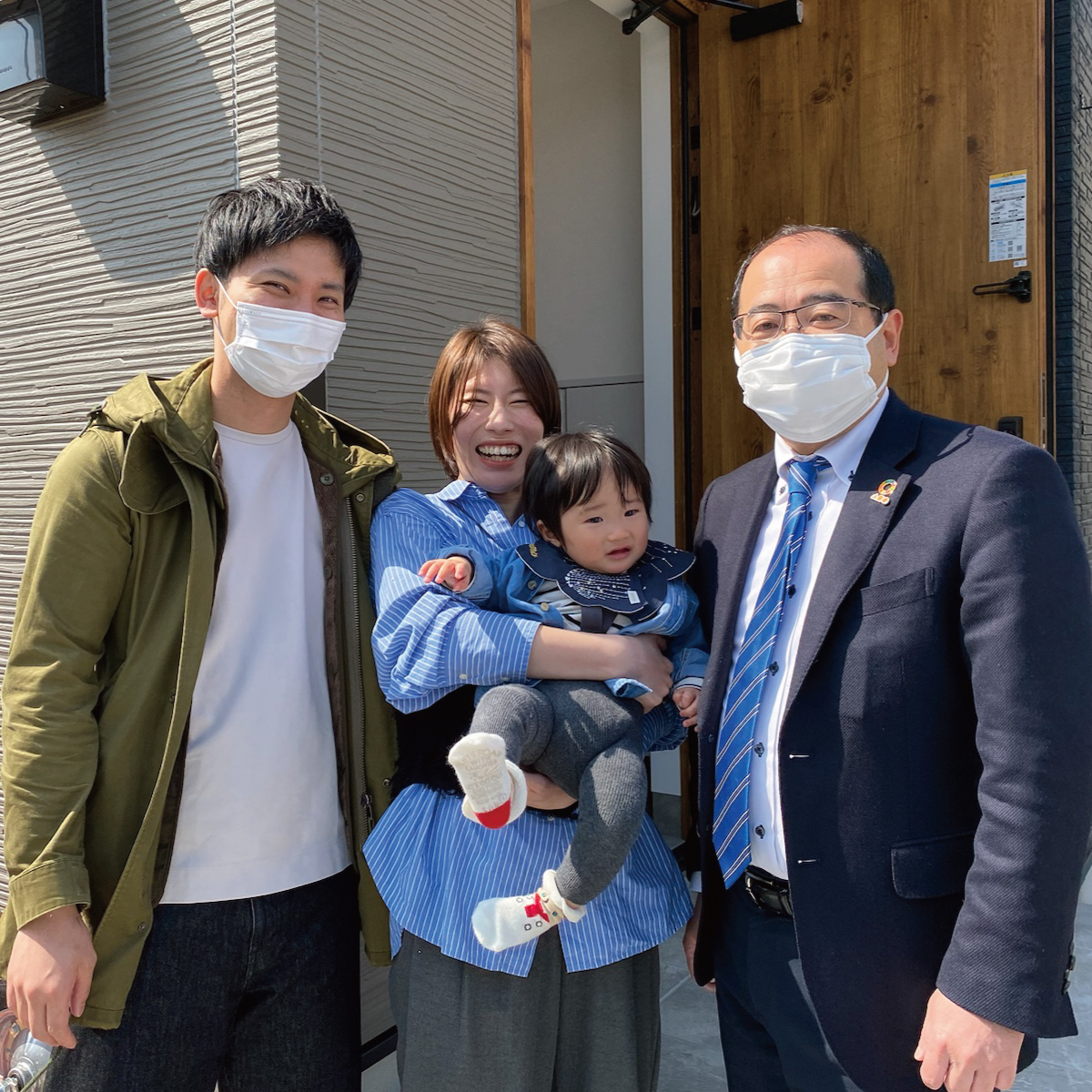 家族3人で迎えるこれからにぴったりなステキな家を建てていただきました！！