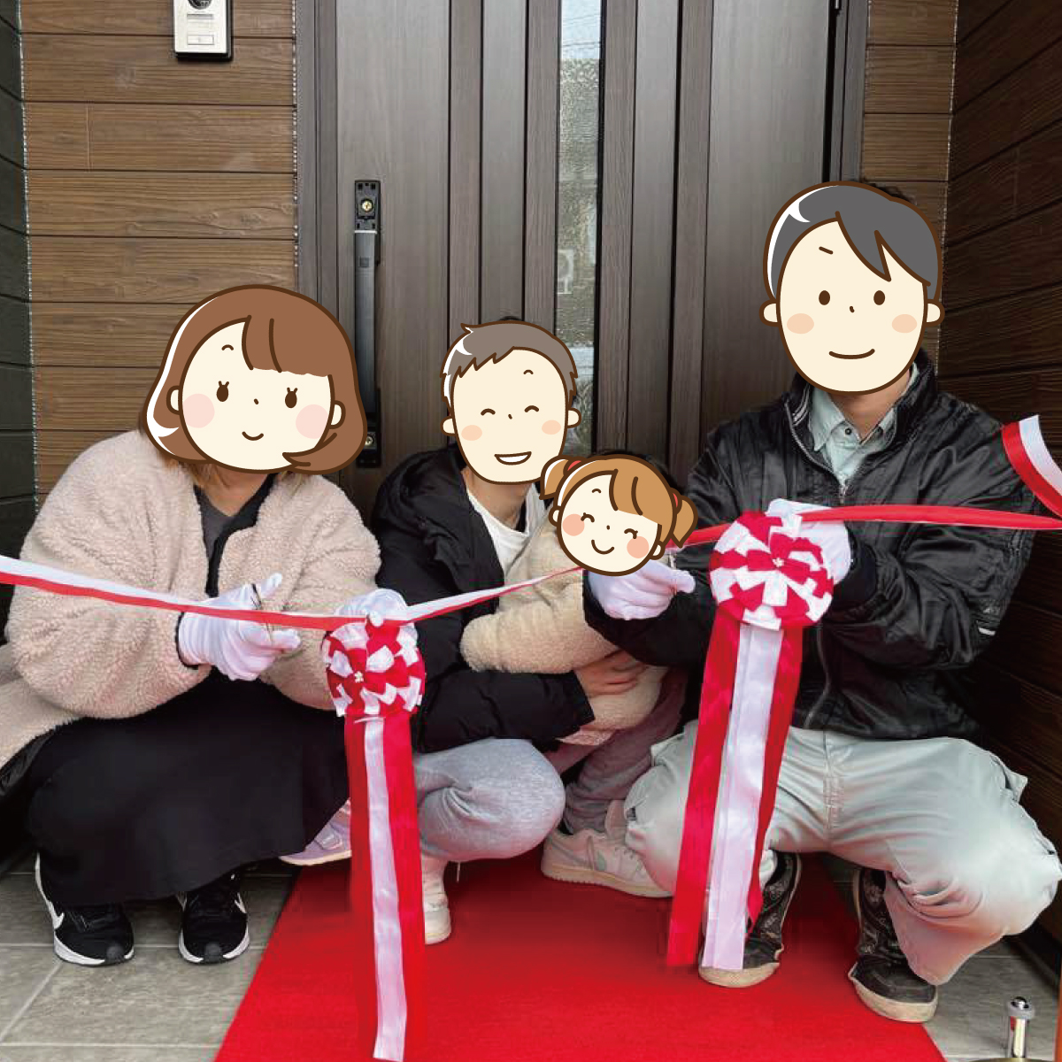 納得いくまで付き合っていただき、たくさんの要望も入れてもらいました