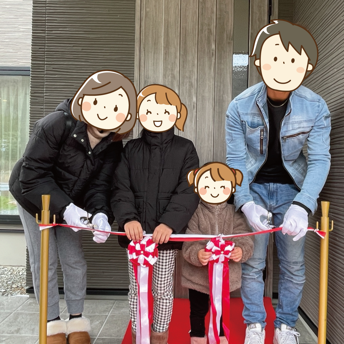 初めてお店に行った日から約7か月でマイホームに住めました