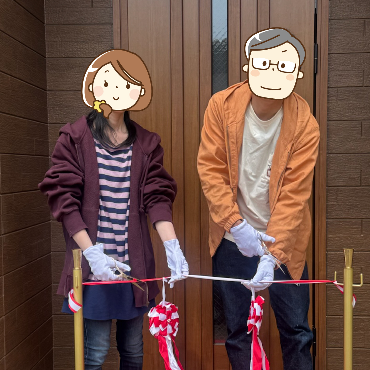 いろいろと手を尽くしてくださり、無事建てていただくことができました
