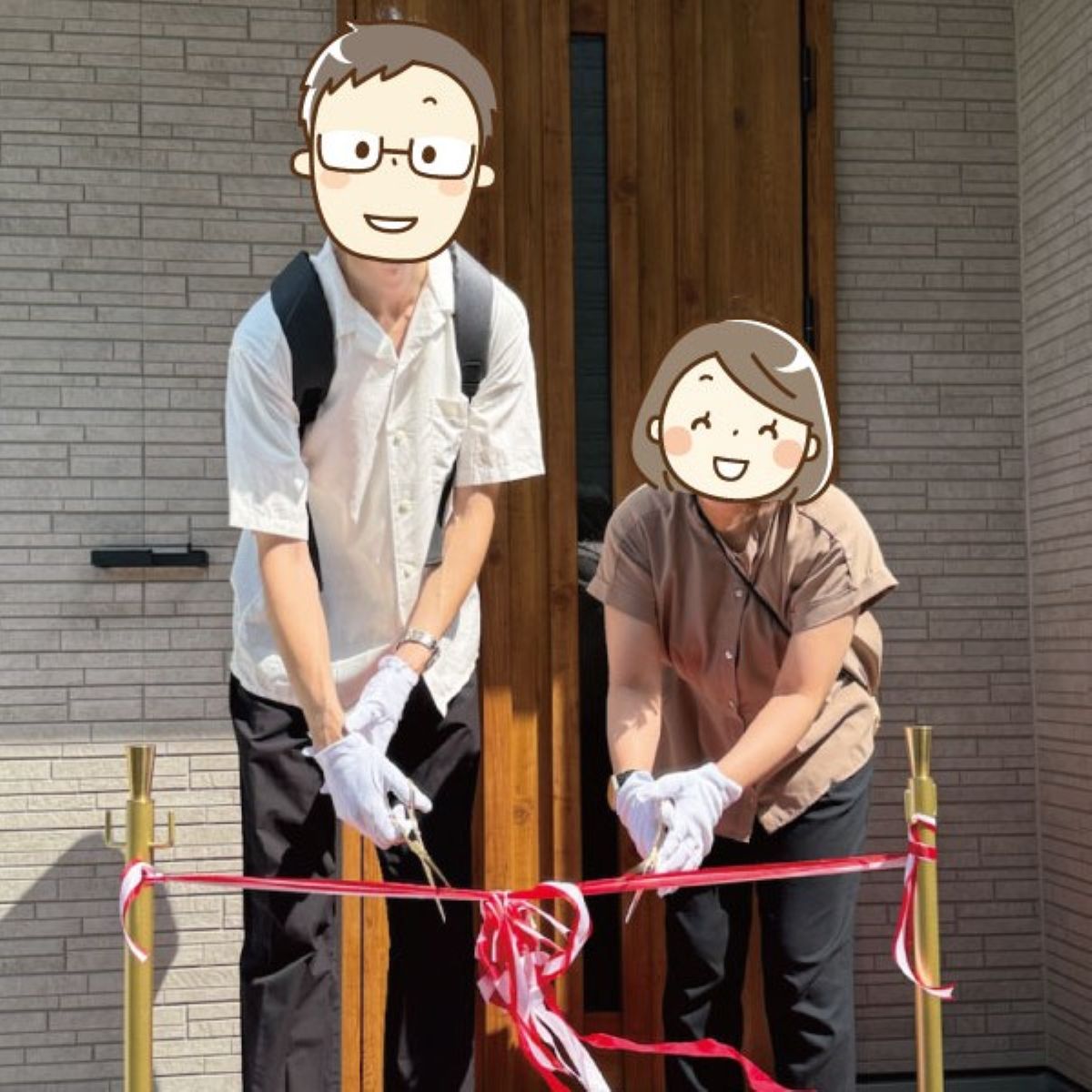 とても素敵な家ができました。早く住みたいです！