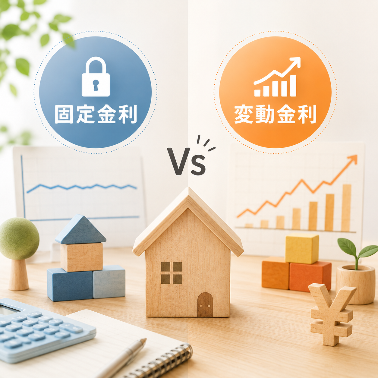 固定金利 vs 変動金利。2026年の金利ある世界で損しない選び方