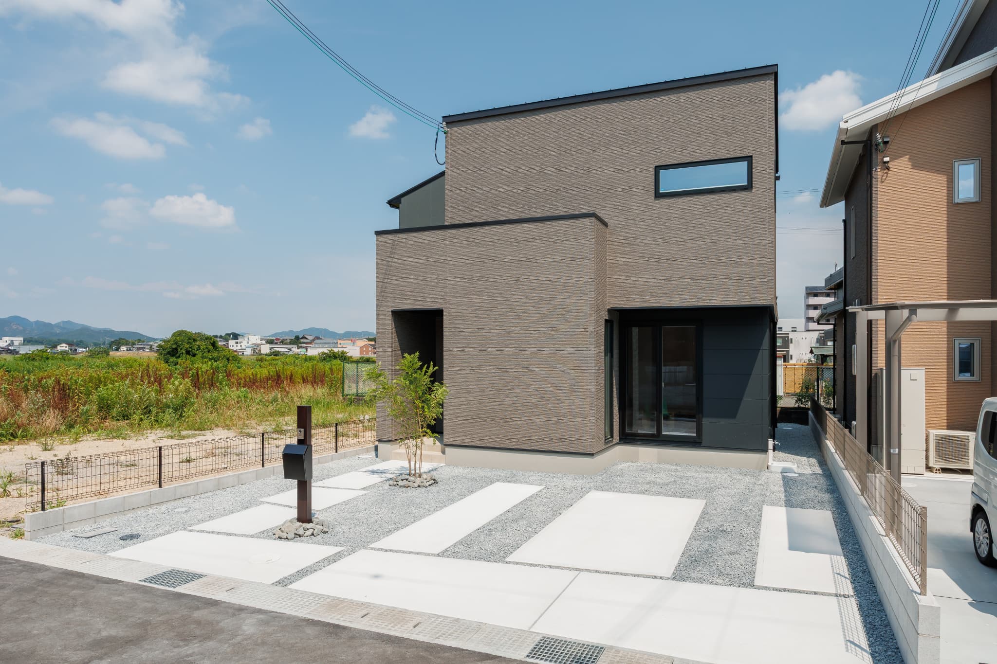 半平屋モデルハウスの外観