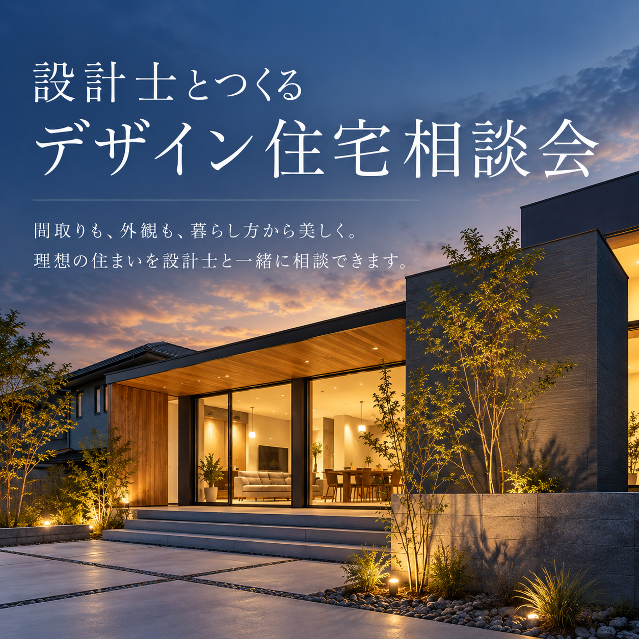 設計士とつくるデザイン住宅相談会